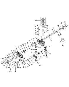 Transmission Lh 618-05127a Diagram and Parts List for Z-FORCESZ60 (17AIDGHD-17AIDGHD010)(2014) Cub Cadet Lawn Tractor